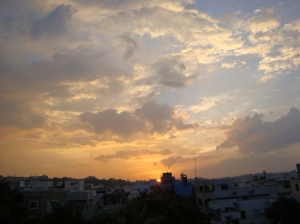 Sunset from my previous home.