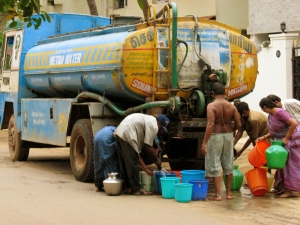 A common sight (water tanker).